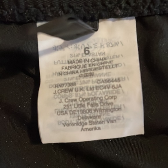 J. Crew Cutout one-piece swimsuit black size 6 VEUC SOLD OUT! - Picture 7 of 16